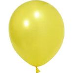 Tedaks 20 Adet 5 İnç 12,5 Cm Metalik Sarı Balon Doğum Günü Süsleme
