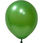 Tedaks 20 Adet 5 İnç 12,5 Cm Metalik Yeşil Balon Doğum Günü Süsleme