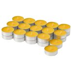 Tedaks 50 Li Yuvarlak Mum Sarı Tealight Mum Doğum Günü Parti Süsleme