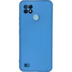 Tedar Realme C21 Kılıf Nano Içi Kadife Silikon - Mavi Najmaddin - Renkli