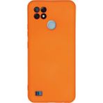Tedar Realme C21 Kılıf Nano Içi Kadife Silikon - Turuncu Najmaddin - Renkli