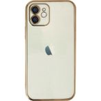 Tedarik Apple Iphone 11 Kılıf Razer Lensli Silikon - Gold Najmaddin