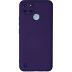 Tedarik Realme C25Y Kılıf Nano Içi Kadife Silikon - Mor Najmaddin