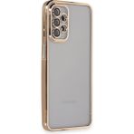 Tedarik Samsung Galaxy A23 4g Kılıf Razer Lensli Silikon - Gold Najmaddin