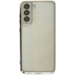 Tedarik Samsung Galaxy S21 Fe Kılıf Razer Lensli Silikon - Gold Najmaddin