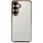 Tedarik Samsung Galaxy S24 Fe Kılıf Razer Lensli Silikon - Gold Najmaddin
