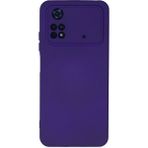 Tedarik Xiaomi Poco M4 Pro 4g Kılıf Nano Içi Kadife Silikon - Mor Najmaddin