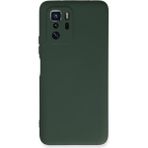 Tedarik Xiaomi Poco X3 Gt Kılıf Nano Içi Kadife Silikon - Koyu Yeşil Najmaddin