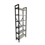 Tedarikcenter 6 Raflı Mutfak Rafı Metal Ayaklı Banyo Dolabı Çok Amaçlı Raf Kiler Dolabı Ofis Rafı Kitaplık 150x50