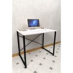 Tedarikcenter Çalışma Masası 90x60 Cm Metal Ayaklı Bilgisayar Masası - Beyaz