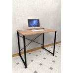 Tedarikcenter Çalışma Masası 90x60 cm Metal Ayaklı Bilgisayar Masası Ofis Çalışma Masası