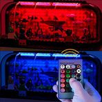 TEDDOO 10 LED Işık Şeridi, Kızılötesi Uzaktan Kumanda ve 20 Bloklu Yapı Taşı Işık Kiti - Çoğu Lego Modeliyle Uyumlu - Şehir ve Sokak Manzaraları için Kolay Kendin Yap Kurulumu - 16 Renk