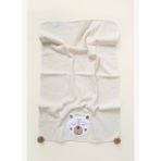 Teddy %100 Pamuk Bebek Havlusu Krem 50x70 cm
