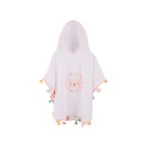 Teddy Bear Bambu Unisex Bebek ve Çocuk Panço Havlu