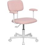 Teddy Ofis Ve Çalışma Sandalyesi-Pembe 64X74-83X63 Cm