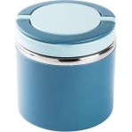 Tedemeı Mavi Paslanmaz Çelik Yuvarlak Yemek Taşıma Kabı 630ML - 630 ml