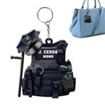 Tedious Polis Hediyeleri Anahtarlık | Kolye Polis Hediye Anahtarlık | Anahtarlık Aksesuarları Polis Anahtarlıklar Araba Dekorasyon, E, 1