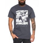Tee Kiki Ruffy NGH - Erkek Tişört Straw Hat Luffy Zoro One Monkey D. Korsan Ace Piece Goku Anime Ruffy, Koyu gri., M