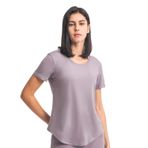 Teemie Kadın tişörtü, spor, kısa kollu, koşu tişörtü, yoga üstü, spor tişörtü, nefes alır, üst, hafif, yuvarlak yaka, kadınlar için, uzun kollu tişört, fitness, spor salonu, yaz, S-XXL, Pembe., XL