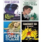 Teen Titans Raven - Teen Titans Beast Boy - Super Girl Süper Olmak - Fahrenheit 451 Çizgi Roman Uyarlaması 4 Kitap