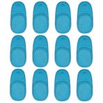 Teensery 12 Adet Çocuk Göz Yaması, Gözlükler için Ambliyop Göz Yamaları, Tembel Göz ve Strabismus Tedavisi (Mavi)