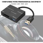 Teenspirit Lexar/sony G Serisi Th İçin USB 3.0 Xqd Hafıza Kartı Okuyucu Adaptörü 500MB/S Abs (Yurt Dışından)