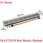 Teenspirit MAX7219 8*8 8 Nokta Vuruşlu LED Ekran Modülü Dijital Tüp Mikrodenetleyici Kontrol Sürücü Kartı 5 V Arduino Elektronik Dıy Kiti (Yurt Dışından) - NA - Siyah