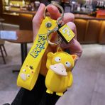 Teenspirit Pokemon Pikachu Anahtarlık Aksiyon Figürü Anahtarlık Pvc Tomy Karikatür Sevimli Psyduck Şekil Kolye Modeli Bebekler Kawaii Çocuk Oyuncakları Hediye (Yurt Dışından) - Renkli