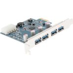 Teenspirit Premium 4 Bağlantı Noktalı USB 3.0 - Pcı - E Card Express Genişletme Kart Adaptörü 5 Gb/Sn (Yurt Dışından)