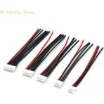 Teenspirit Rc 2s 3s 4s 5s 6s Jst Xh Konektörü 150MM 200MM 22AWG Denge Kablo Tel Hattı Imax B6 B6AC Şarj Cihazı Lipo (Yurt Dışından) - Siyah - Siyah - 20 cm