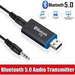 Teenspirit USB Bluetooth 5.0 Ses Dönüştürücü Adaptörü 3.5mm Aux Stereo Jakı Kulaklık Hoparlörü Için (Yurt Dışından) - Mavi - 11 m