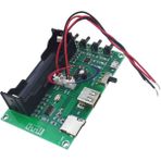 Teenspirit XH-A150 PAM8403 Bluetooth Amplifikatör Ses Kartı 5 W * 2 Lityum Pil Şarkı Makinesi USB Tf Kart Çift Kanallı Mini Hoparlör Dıy (Yurt Dışından) - Siyah