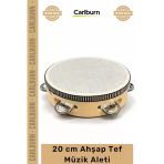 #Tef Kaliteli Doğal Ritim Perküsyon Eğitici Profesyonel Metal Zilli 20 Cm Ahşap Tef Müzik Aleti