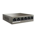 Tef1106P 6 Port 4 Port Poe+ 10-100 + 2 Port Sfp Switch Çelik Kasa Rack Mount