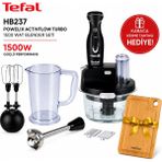 Tefal 1500 Watt Güçlü Motor Geniş Hazneli Çok Amaçlı Blender Set Powelix - Siyah