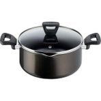 Tefal 1X XL Derin Tencere - 24 cm - Siyah