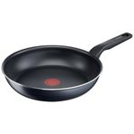 Tefal 20 cm Titanyum 2X XL Force Siyah Tek Saplı Difüzyon Tabanlı Tava Siyah