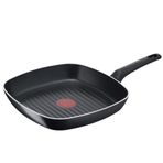 Tefal 26 cm Titanyum 1X SimplyClean Difüzyon Tabanlı Izgara Tavası
