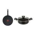 Tefal 2lı Set (3x Tıt Force Kısa Tnc 24CM+3X Tıt Force Tava 24CM)