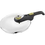 Tefal 6 L Kapasiteli Düdüklü Tencere Tekli Paslanmaz Çelik Beyaz Renk ile Hızlı Pişirme
