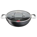 Tefal 6x Excellence Titanium 28 cm İndüksiyon Tabanlı Kısa Şef Tencere