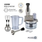 Tefal Activflow Expert 4 Bıçaklı 1500W Güçlü Motor, Powelix Bıçak Teknolojisi, Buz Kırma - Gri