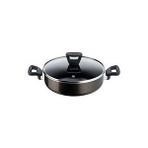 Tefal C38471 Titanyum 2x Xl Kısa Tencere 26 Cm Siyah