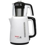 Tefal Cam Demlikli Çay Makinesi, 0.9 L Kapasiteli Cam Demlik, 1.9 L Su Isıtıcı Haznesi, Şık Tasarım, Otomatik Kapanma, Onerous Marka Hediyeler - Beyaz