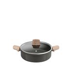 Tefal Ceramic Renew 24 cm Gri Kısa Tencere