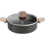 Tefal Ceramic Renew 24 CM Siyah Kısa Tencere