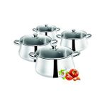 Tefal Classic 8 Parça Çelik Tencere Seti Gri