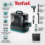 Tefal Clean It Portatif Halı ve Koltuk Temizleme Makinesi - 750 Watt Yüksek Emiş Gücü, 2.3 Litre Su Kapasitesi, Profesyonel Leke Çıkarıcı ve Döşeme Temizleyici - Yeşil