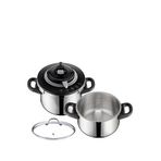 Tefal Clipso Chef Çelik 2'li Düdüklü Tencere Seti 6 Lt + 4,5 Lt - Beyaz