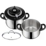 Tefal Clipso Chef Düdüklü Tencere Seti 6 Litre + 4,5 Litre Demir Malzeme İle Tekli Kullanım